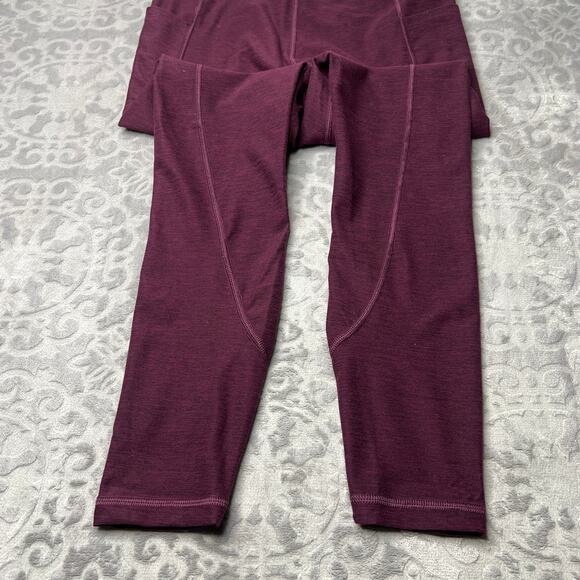 Victoria's Secret Burdundy Leggings Small - Picture 5 of 9